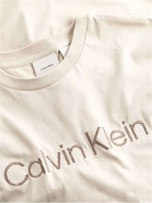 T-shirt logo testurizzato Calvin Klein | K10K114169PDV